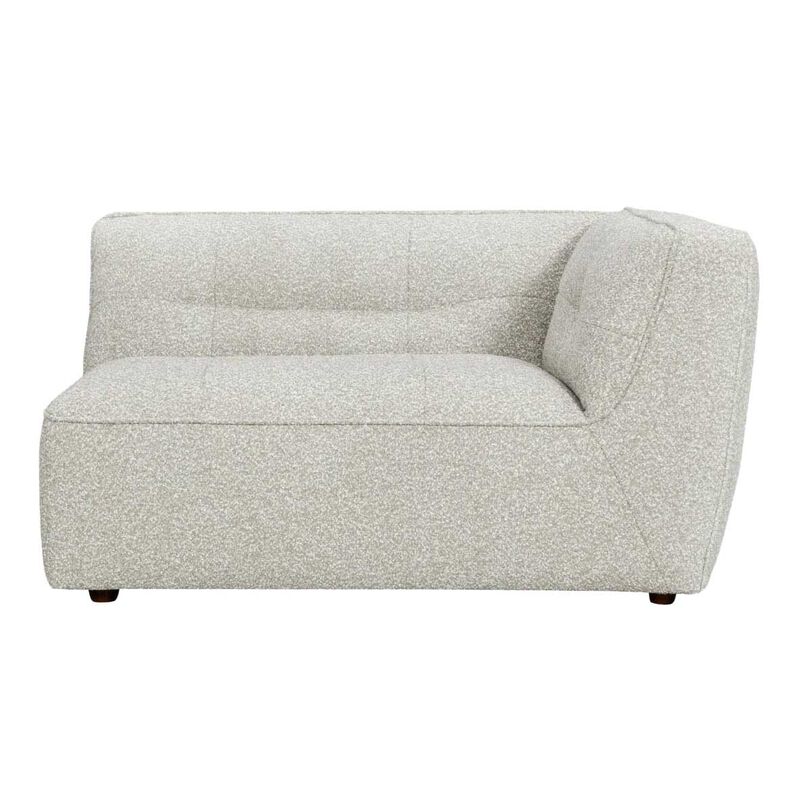 NED Collections Grace Sofa 1 Seater Right Arm - Oat Cloud image number 0